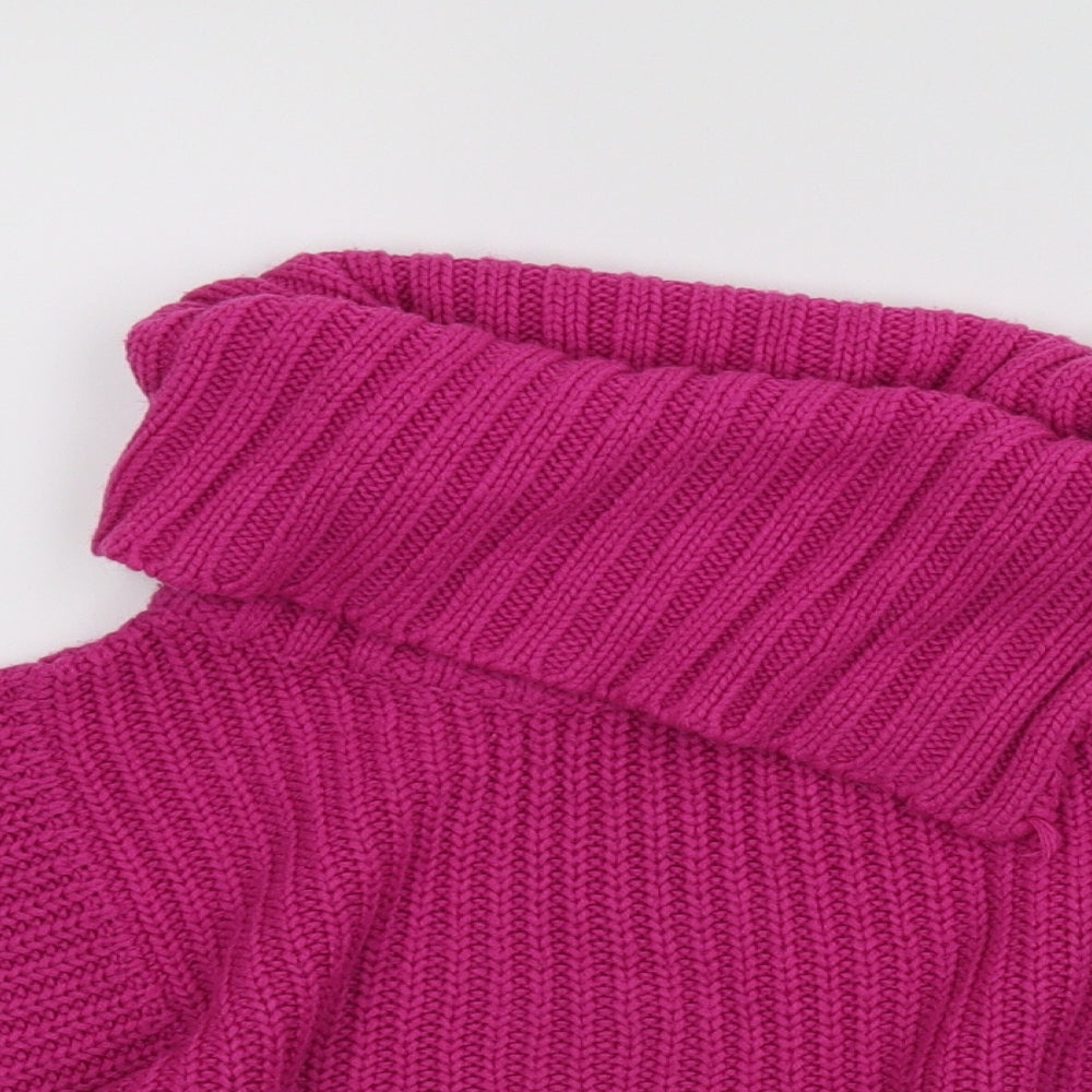 Miss Evie Girls Pink   Pullover Jumper Size 6-7 Years