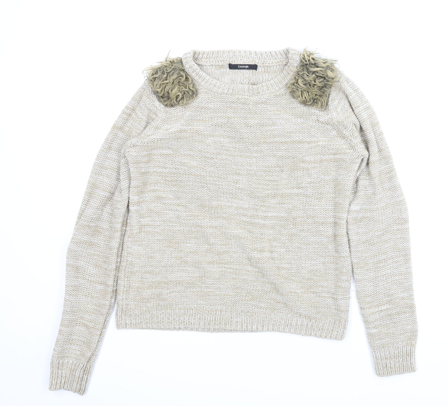 George Womens Beige   Pullover Jumper Size 10