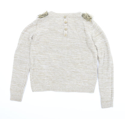 George Womens Beige   Pullover Jumper Size 10