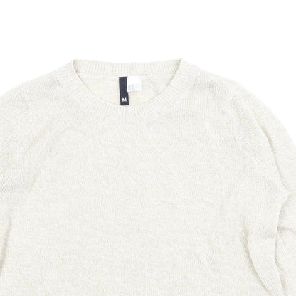Divided Womens Beige   Pullover Jumper Size M