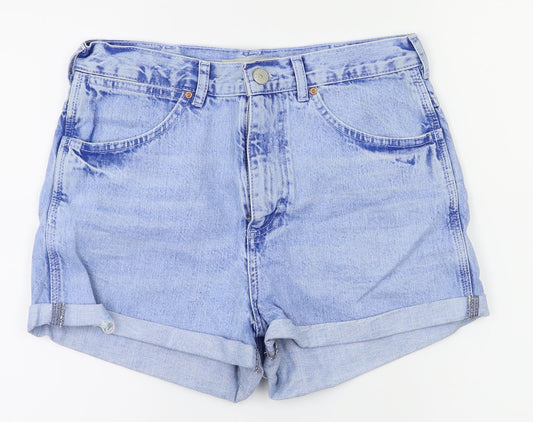 top shop Womens Blue   Hot Pants Shorts Size 10
