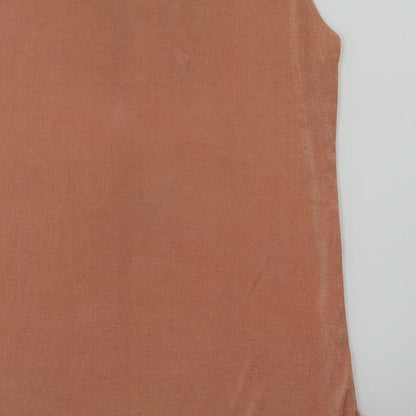 zapp clothing Womens Orange   Basic T-Shirt Size L