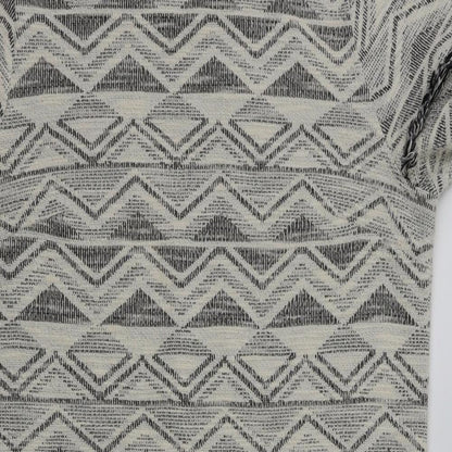 NEXT Womens White Argyle/Diamond  Fit & Flare  Size 12