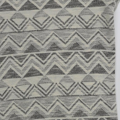 NEXT Womens White Argyle/Diamond  Fit & Flare  Size 12