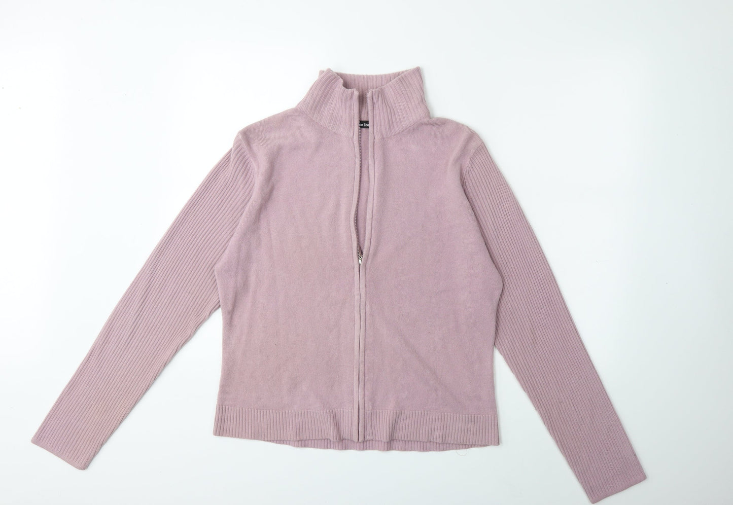 Ellie Louise Womens Purple  Knit Cardigan Jumper Size XL
