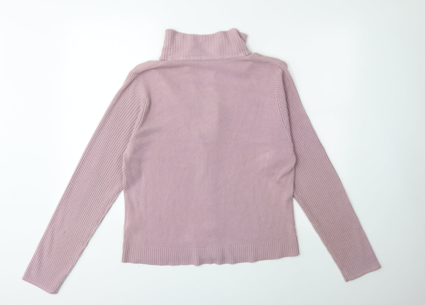 Ellie Louise Womens Purple  Knit Cardigan Jumper Size XL