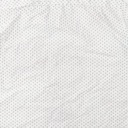 George Mens White    Button-Up Size L