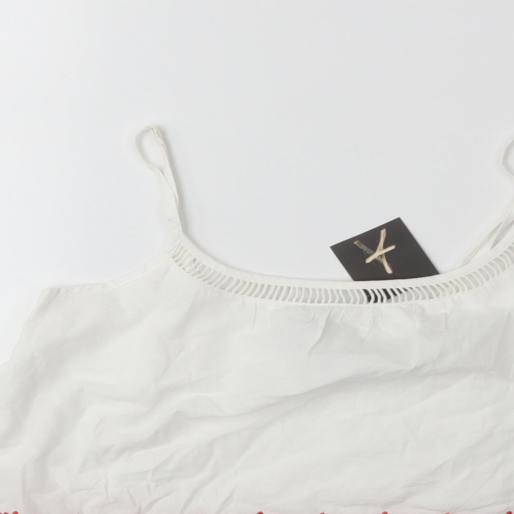 Atmosphere Womens White   Basic Blouse Size 6