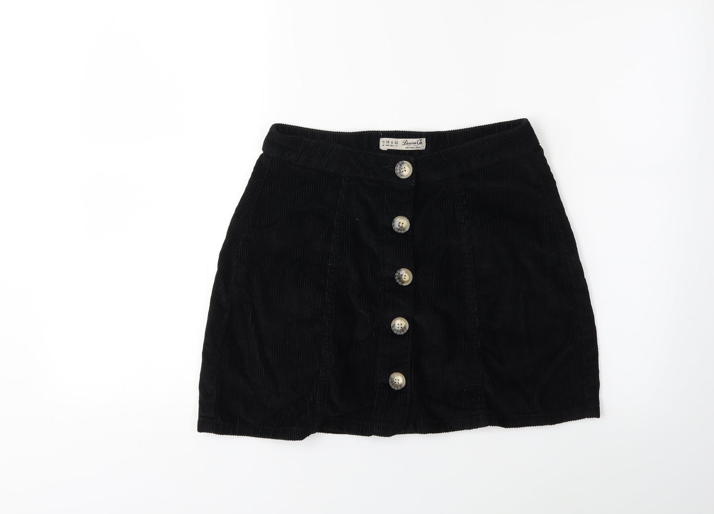 Womens UK Size 10 Denim & Co. A-Line Corduroy Skirt
