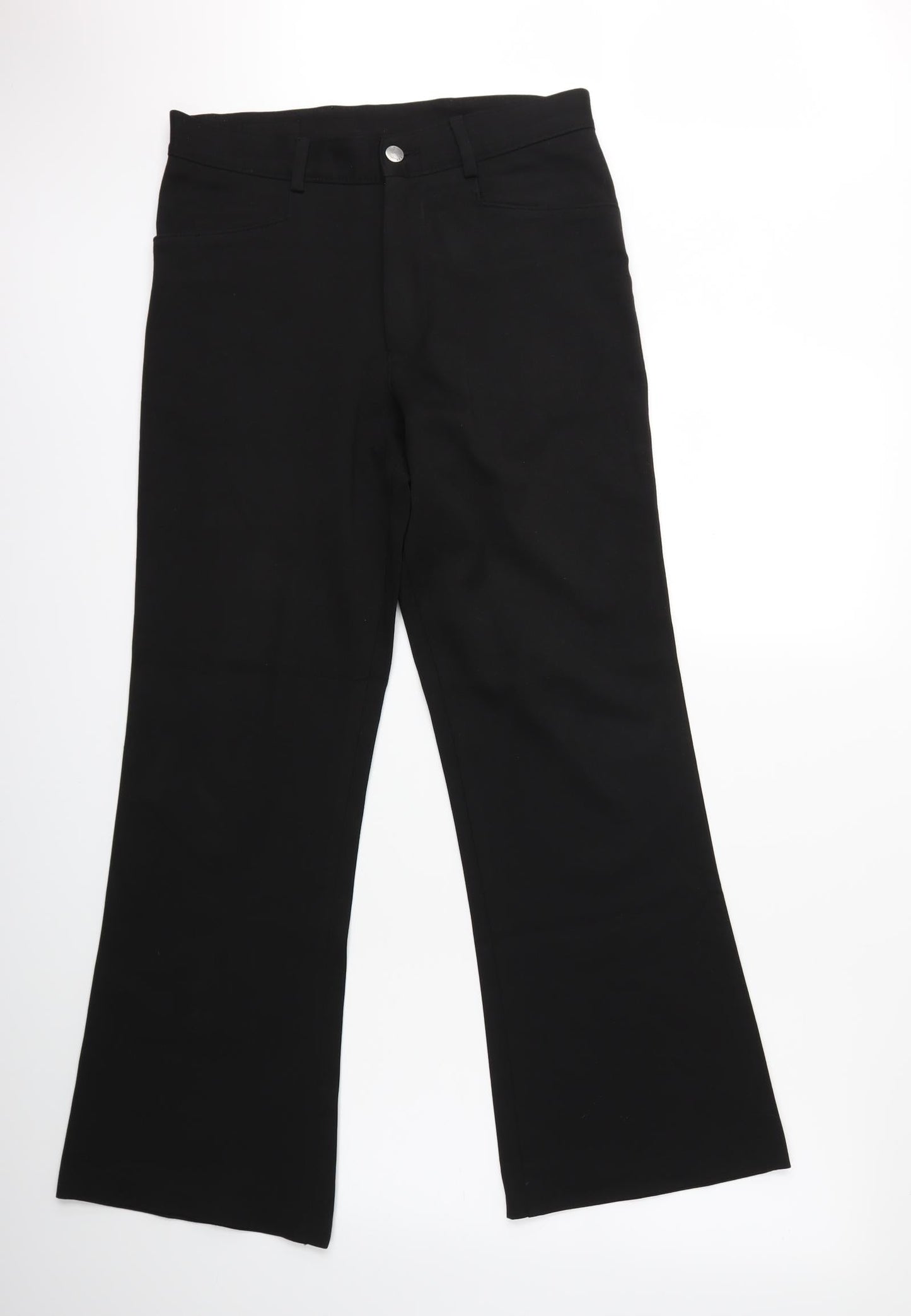 BRENZI Womens Black   Trousers  Size 30 in L29 in