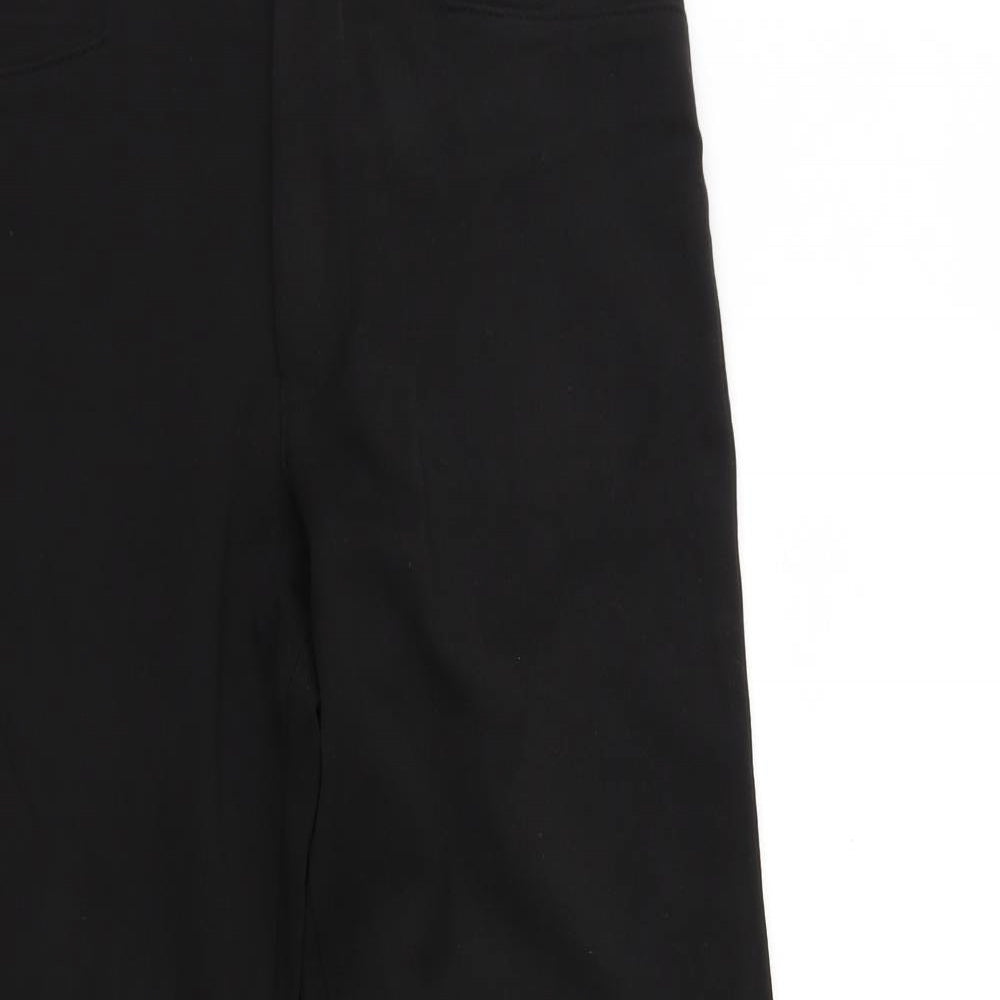 BRENZI Womens Black   Trousers  Size 30 in L29 in