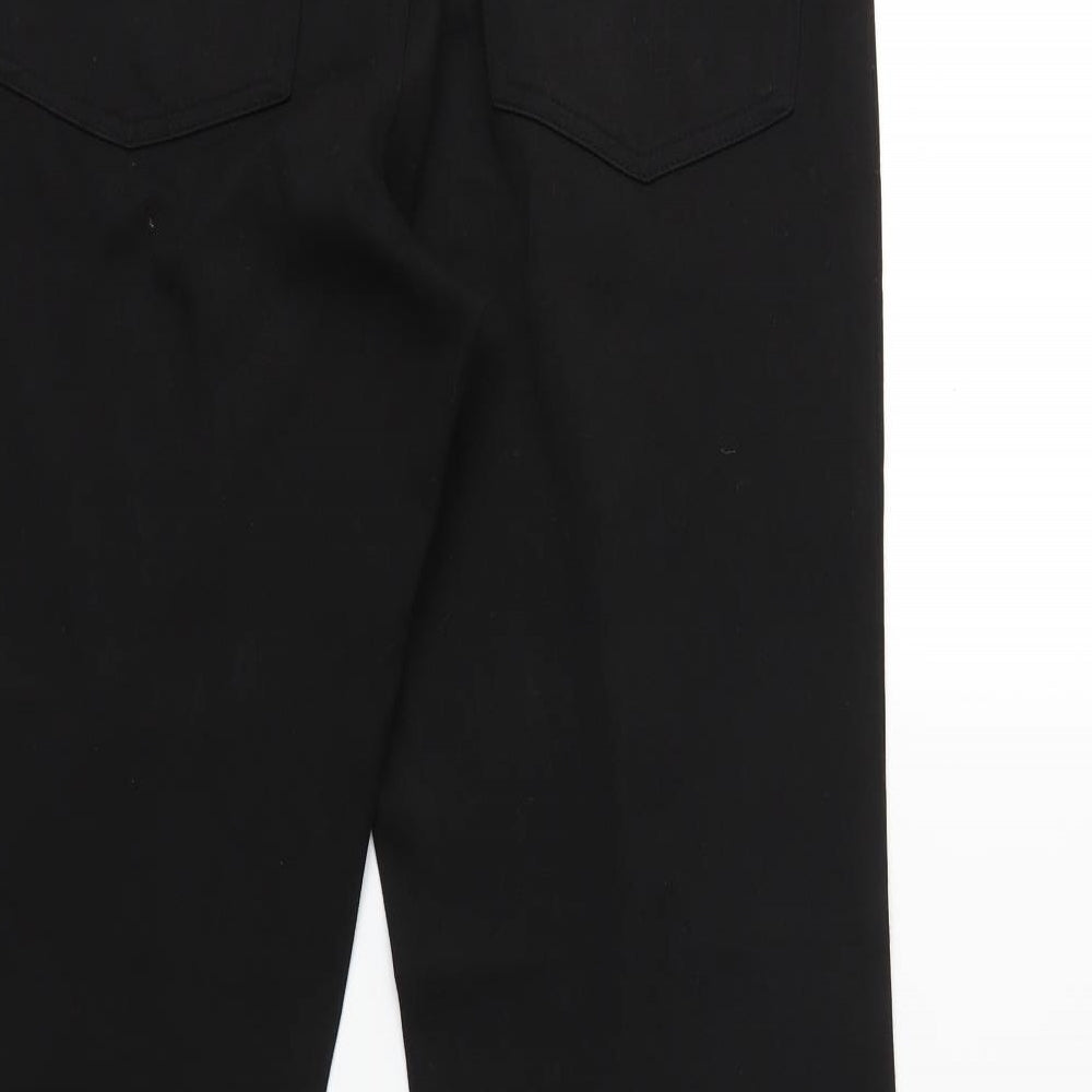 BRENZI Womens Black   Trousers  Size 30 in L29 in