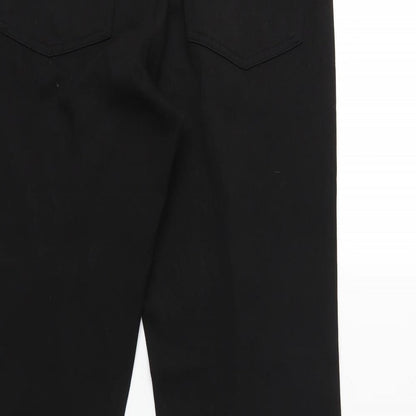 BRENZI Womens Black   Trousers  Size 30 in L29 in