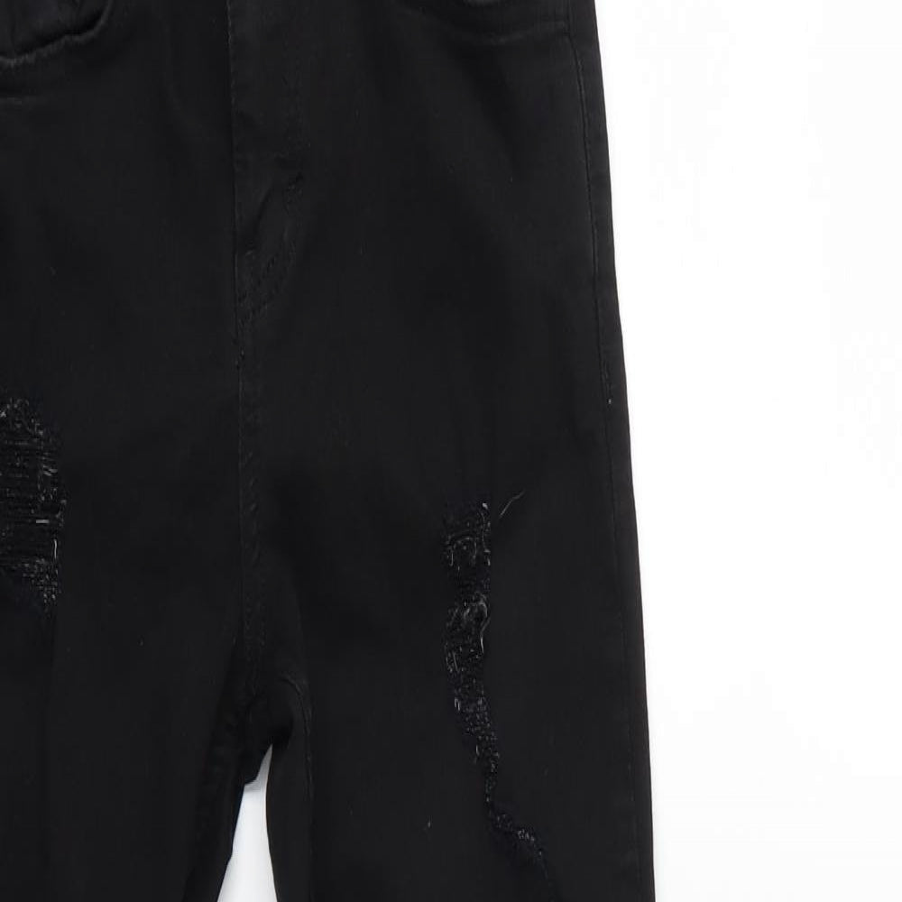 Hera Mens Black  Denim Skinny Jeans Size 26 L25 in