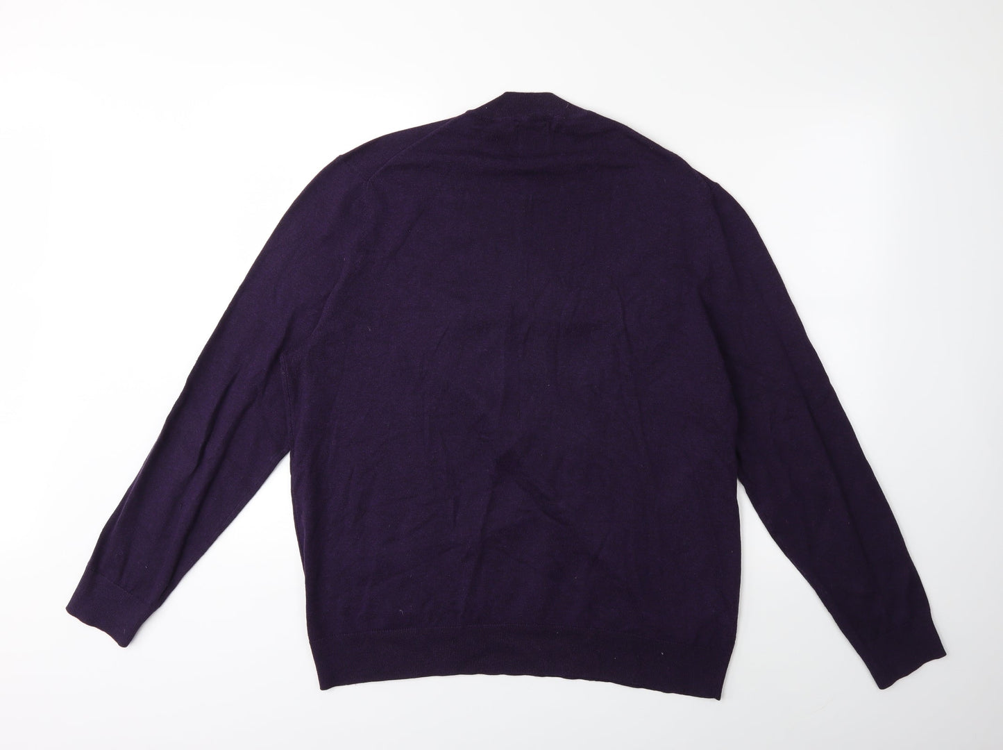 Burton Mens Purple  Knit Pullover Jumper Size XL