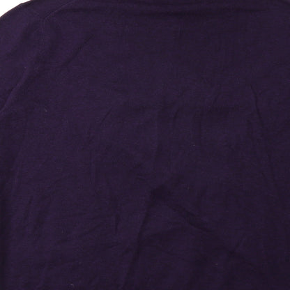 Burton Mens Purple  Knit Pullover Jumper Size XL