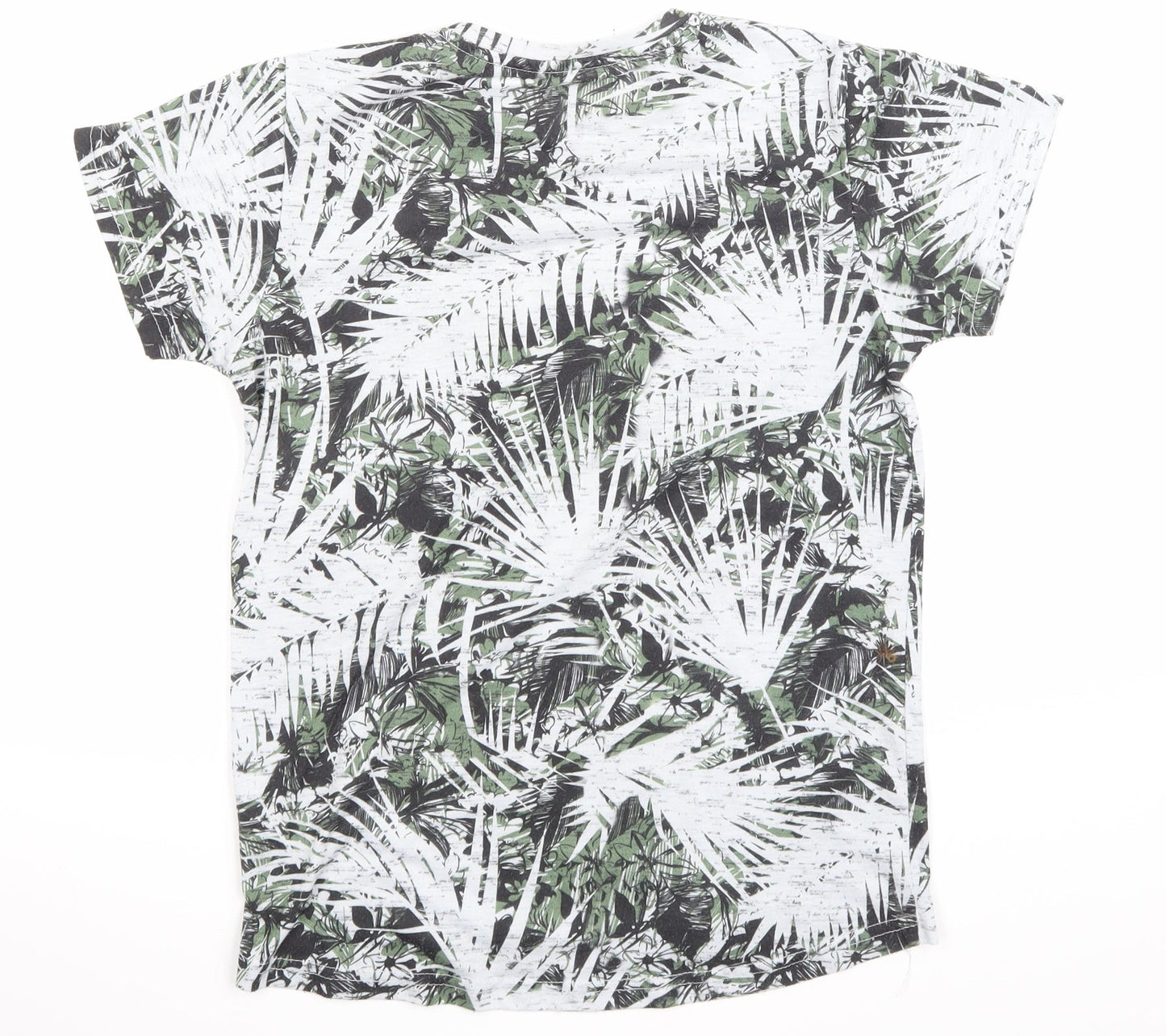 Primark Boys White Floral  Pullover T-Shirt Size 11-12 Years