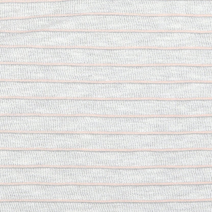 TU Womens Green Striped  Basic T-Shirt Size 12