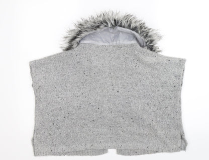 Primark Girls Grey  Knit Vest Jumper Size 6-7 Years