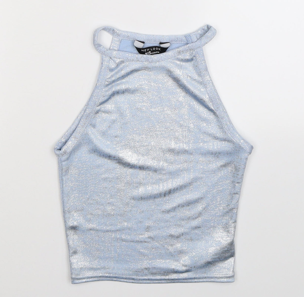 New Look Girls Silver   Basic Tank Size 9 Years