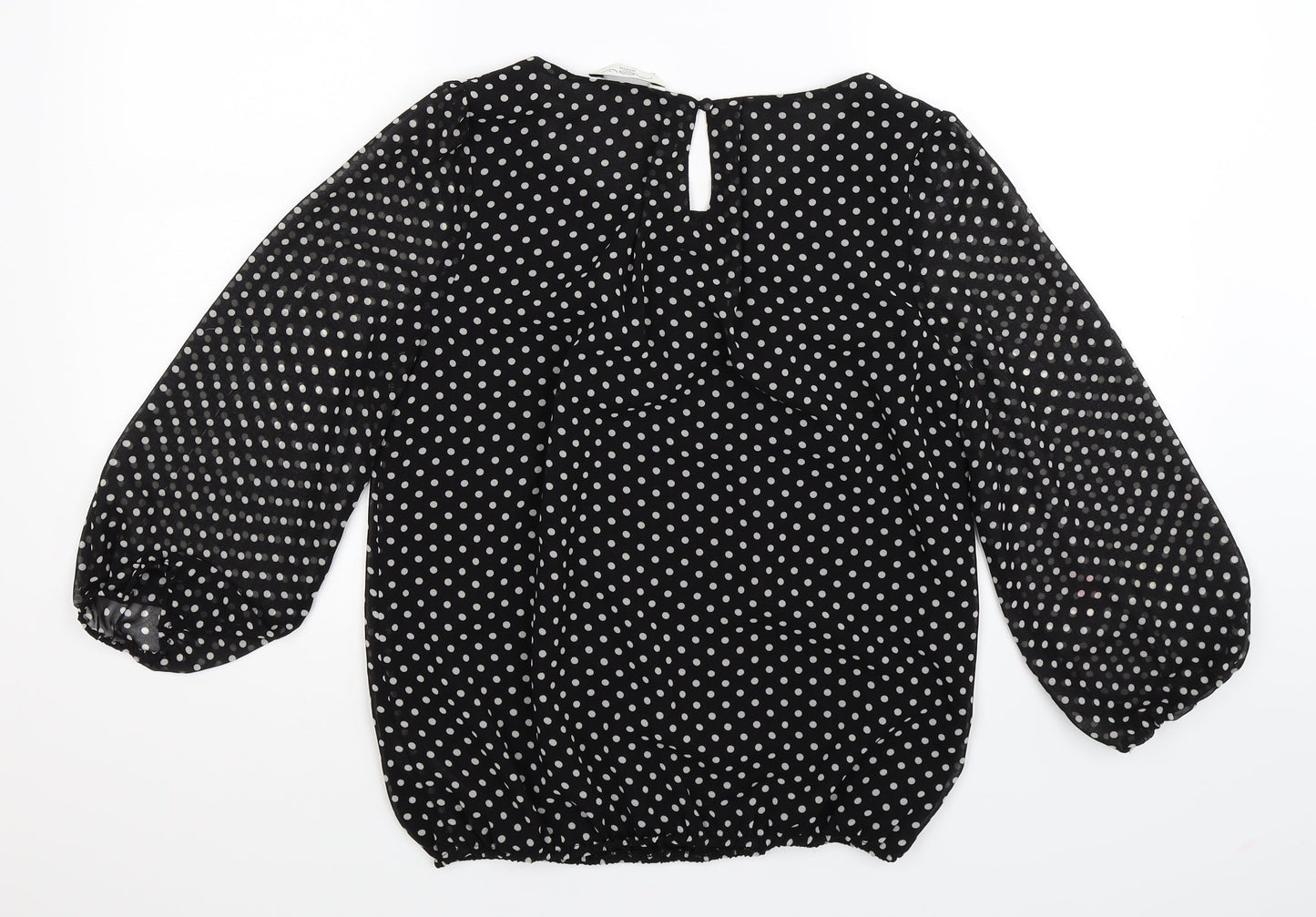 Womens UK Size  New Look Black Basic Blouse