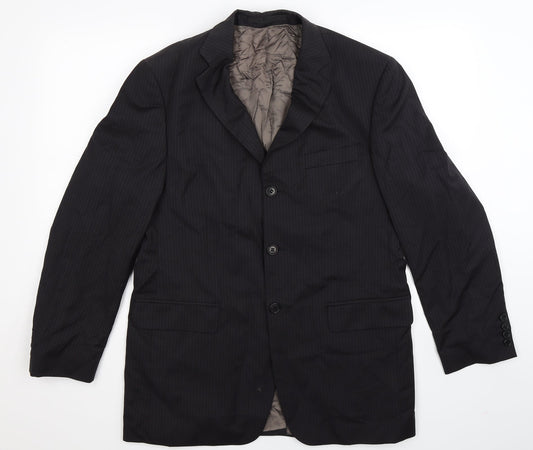 Mens UK Size 40 Marks and Spencer Regular Black Suit Jacket