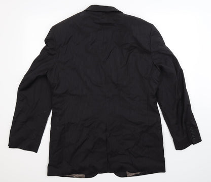 Mens UK Size 40 Marks and Spencer Regular Black Suit Jacket