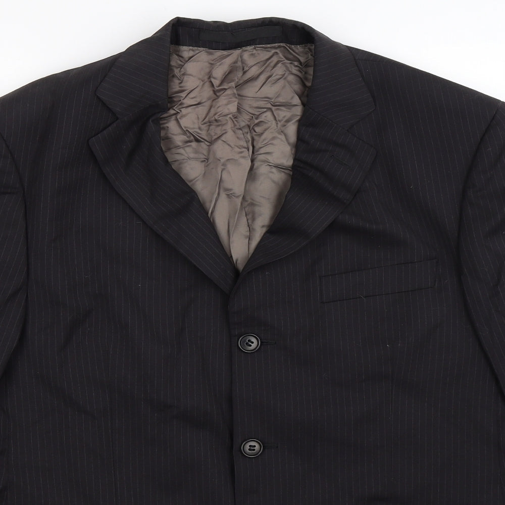 Mens UK Size 40 Marks and Spencer Regular Black Suit Jacket