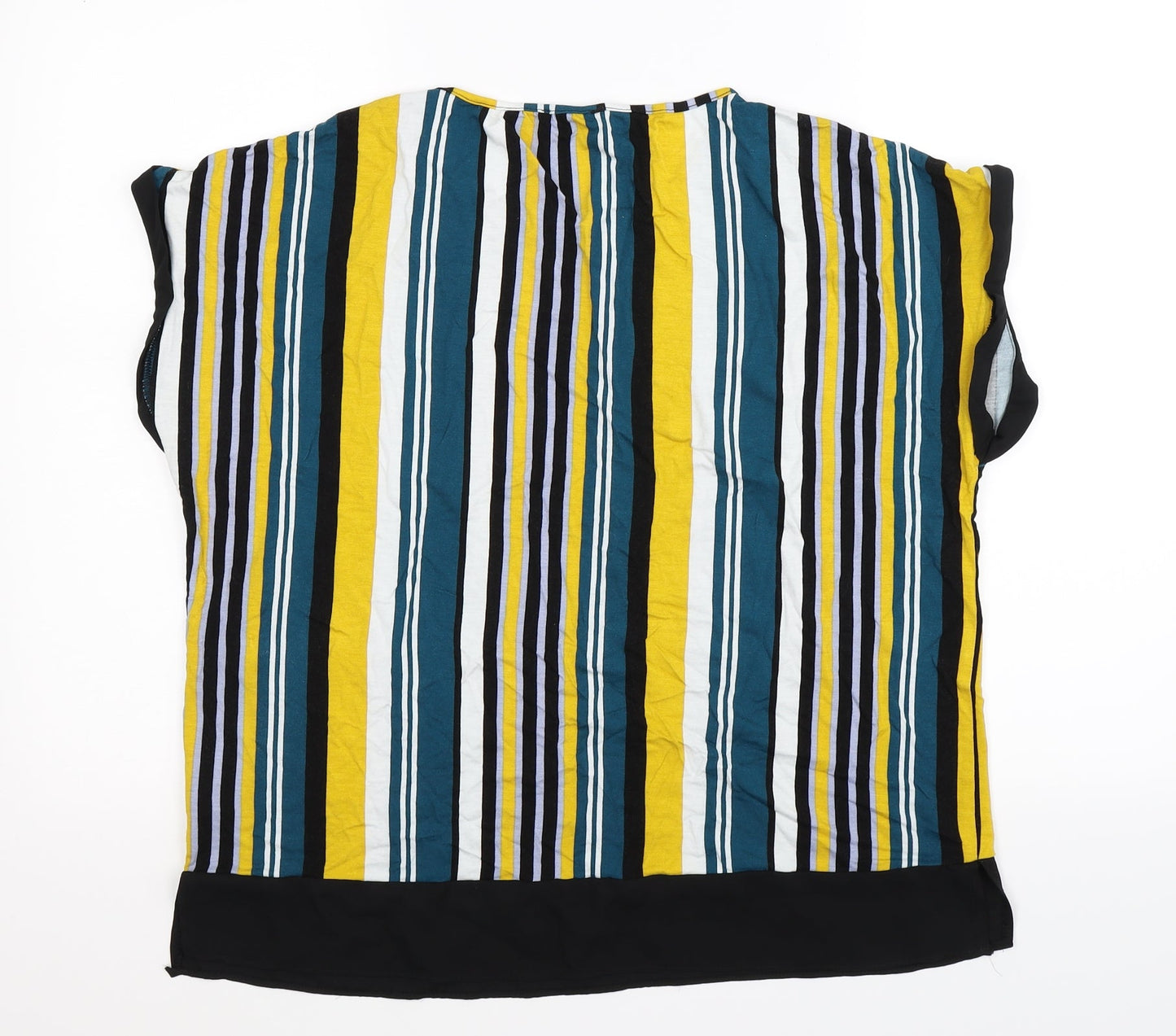 Womens UK Size 16 Papaya Multicoloured Basic T-Shirt