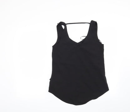 Womens UK Size 8 Oasis Black Basic Blouse
