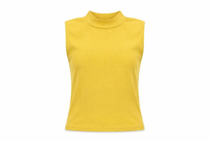 Womens UK Size 10 New Look Yellow Basic Blouse