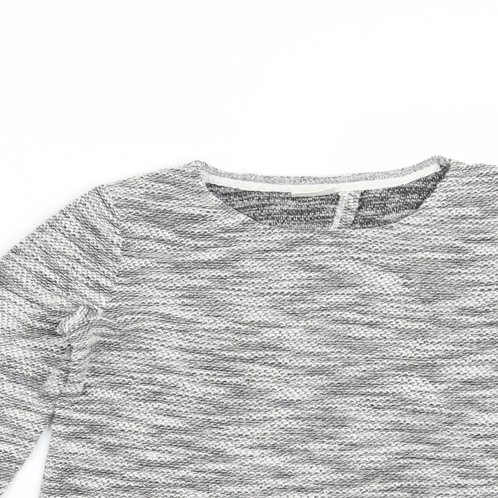 F&F Girls Grey   Pullover Jumper Size 9-10 Years