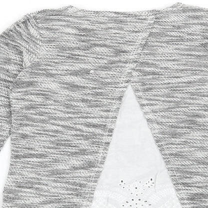 F&F Girls Grey   Pullover Jumper Size 9-10 Years