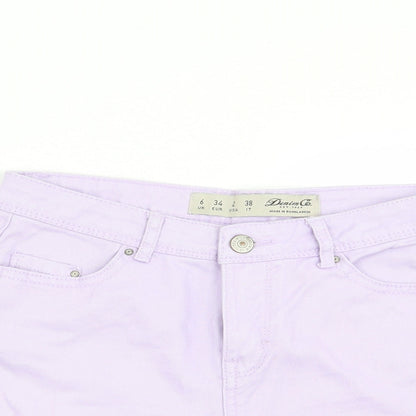 Denim CO Womens Purple   Cut-Off Shorts Size 6