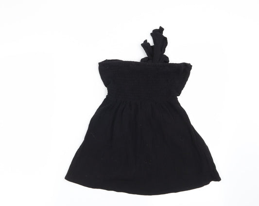 Womens UK Size 6 ASOS Black Basic Blouse