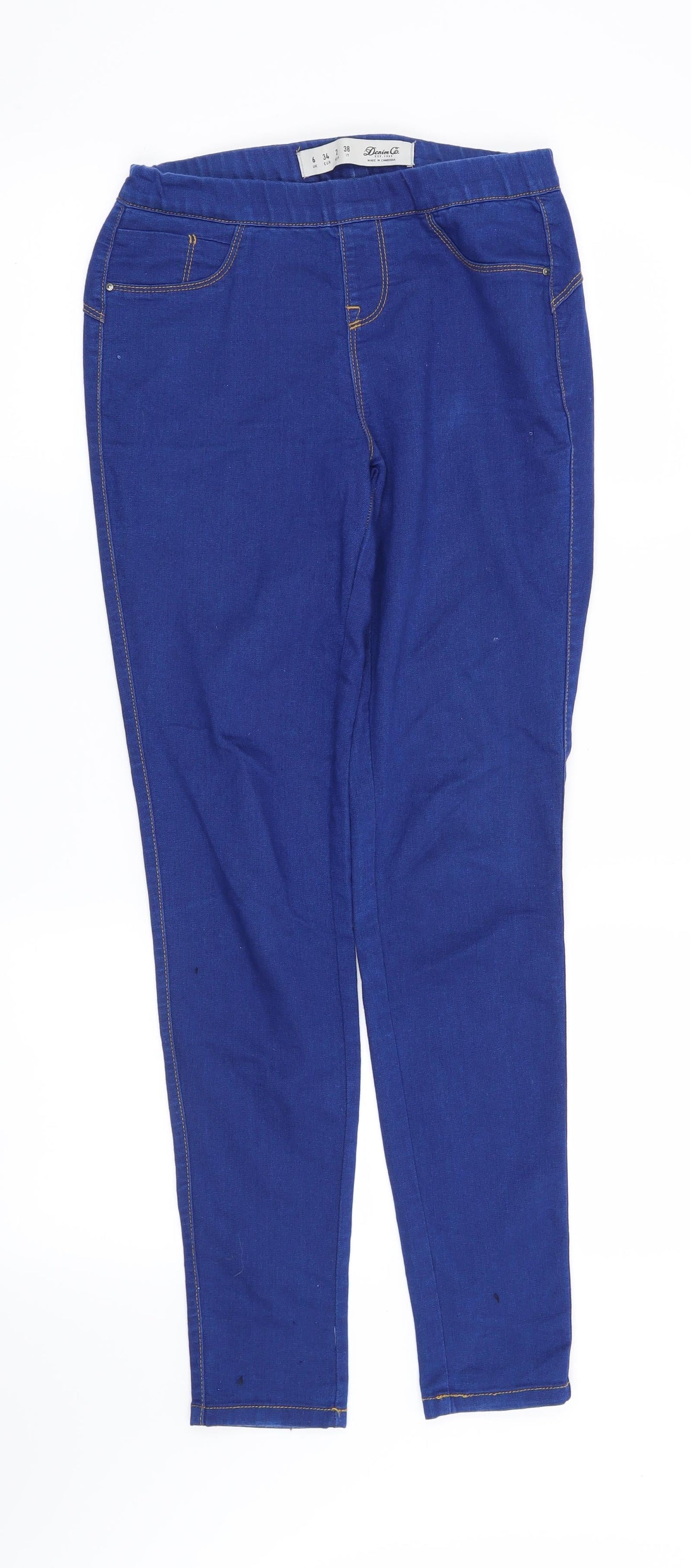 Denim CO Womens Blue   Jegging Jeans Size 6 L28 in