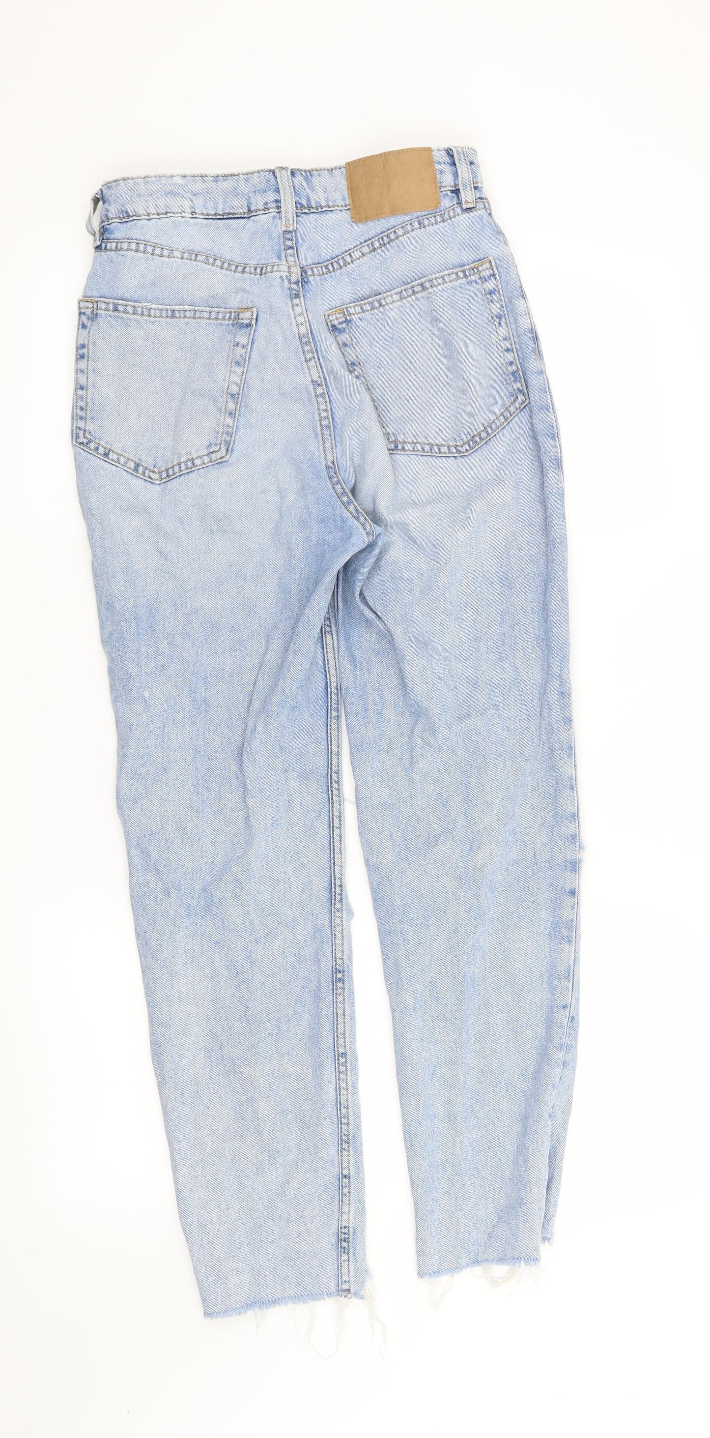 Womens UK Size 6 H&M Regular Fit Straight Blue Jeans