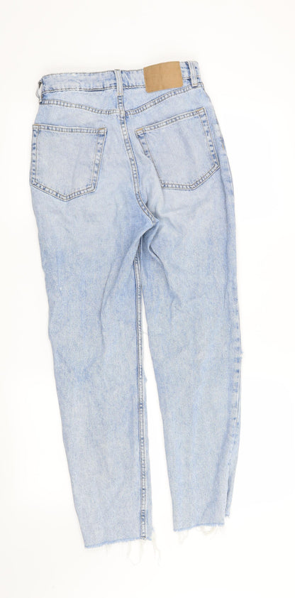 Womens UK Size 6 H&M Regular Fit Straight Blue Jeans