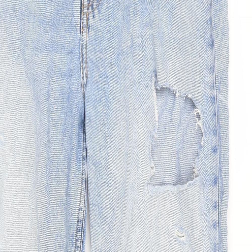 Womens UK Size 6 H&M Regular Fit Straight Blue Jeans