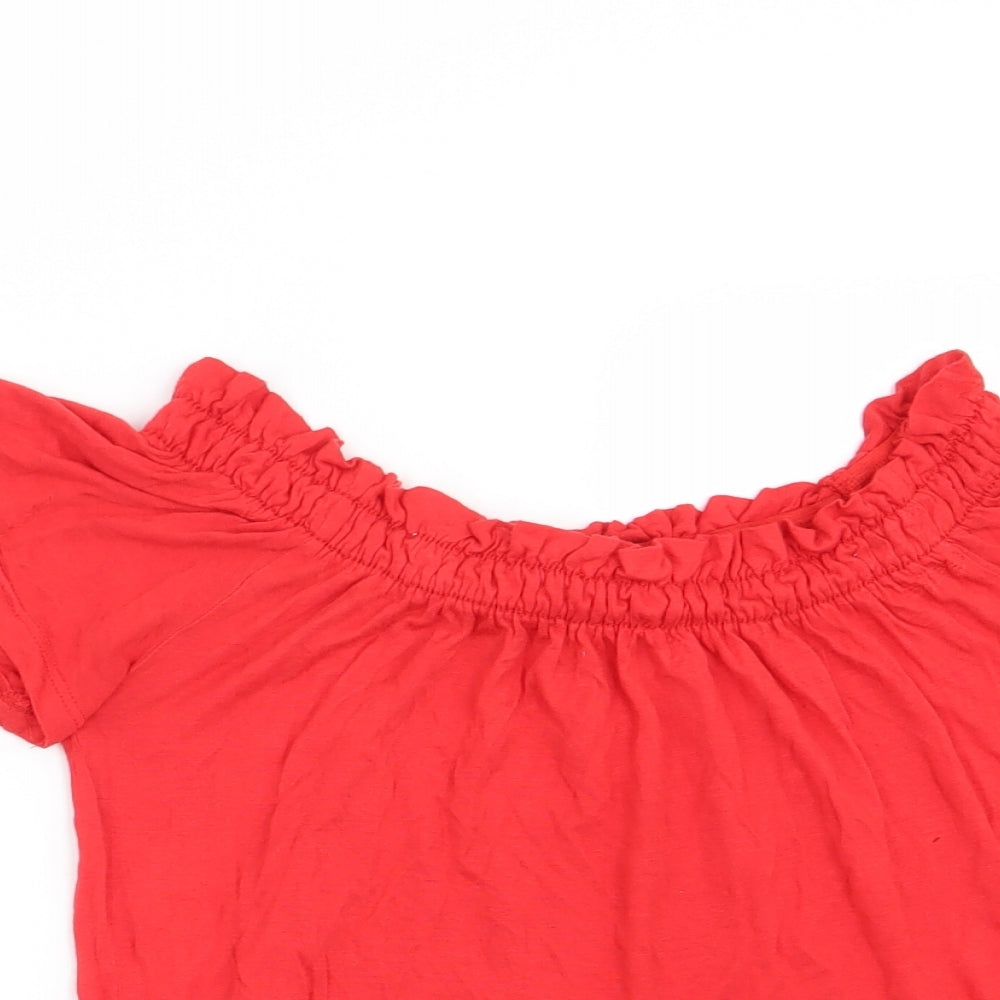 Primark Womens Red   Basic Blouse Size 6