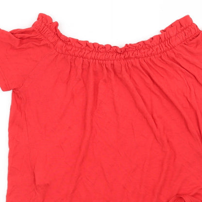 Primark Womens Red   Basic Blouse Size 6