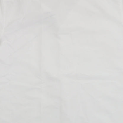 Mens UK Size M Etcetera White  Button-Up Short Sleeve Casual Shirt
