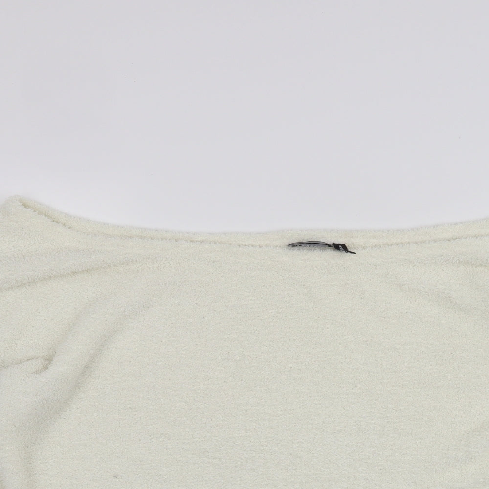 Oasis Womens White   Pullover Jumper Size 14