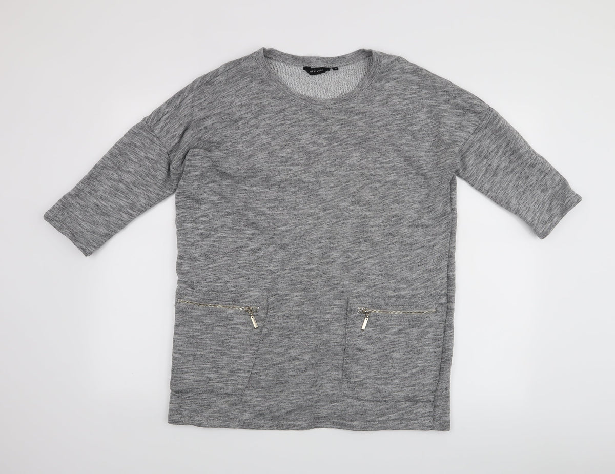 New Look Womens Grey   Pullover Jumper Size 12