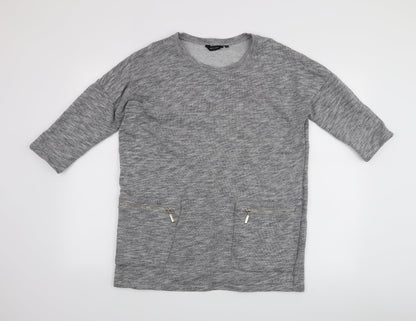 New Look Womens Grey   Pullover Jumper Size 12