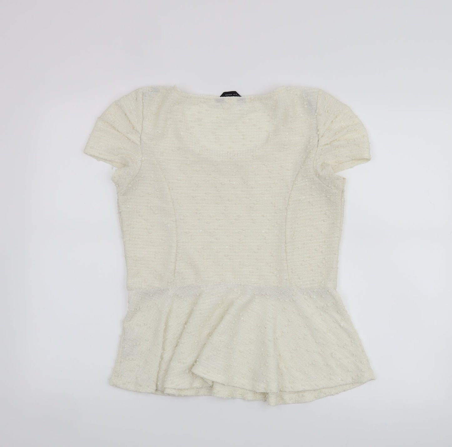 Womens UK Size 14 Dorothy Perkins White Basic Blouse