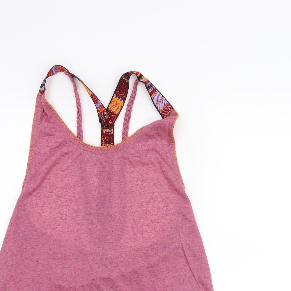 Womens UK Size 10 NEXT Pink Basic Tank