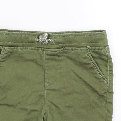 Primark Boys Green  Denim Chino Shorts Size 2-3 Years
