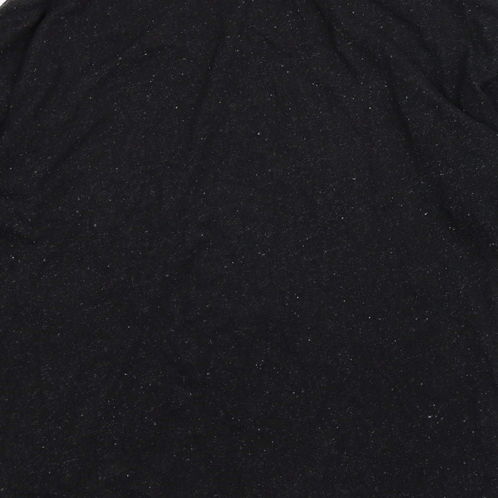 Divided Womens Black  Jersey Pullover Jumper Size 10  - take a chance