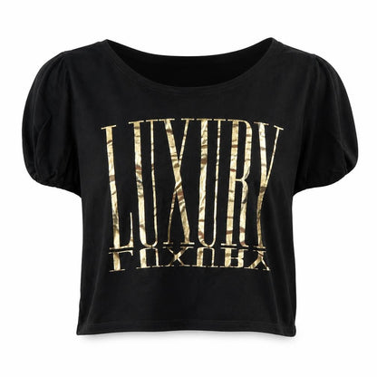 cosmic girl Womens Black   Basic T-Shirt Size S  - luxury